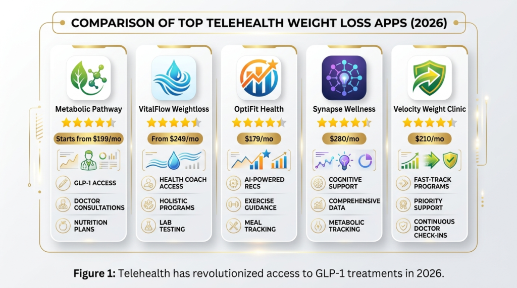 GLP-1 Weight Loss Clinic Reviews: Top 5 Telehealth Platforms Compared (2026)